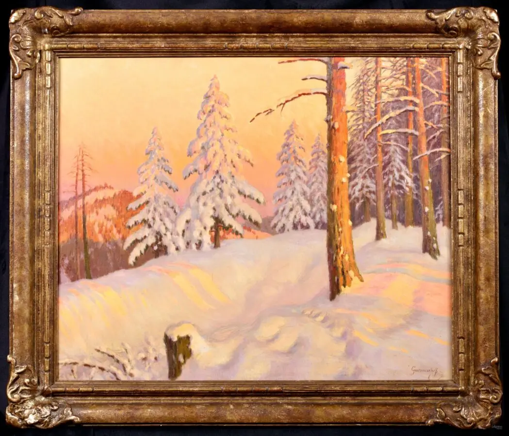 Sunset Shadows – Winter - Buy Fine Paintings Online