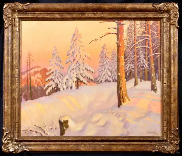 Sunset Shadows – Winter - Buy Fine Paintings Online