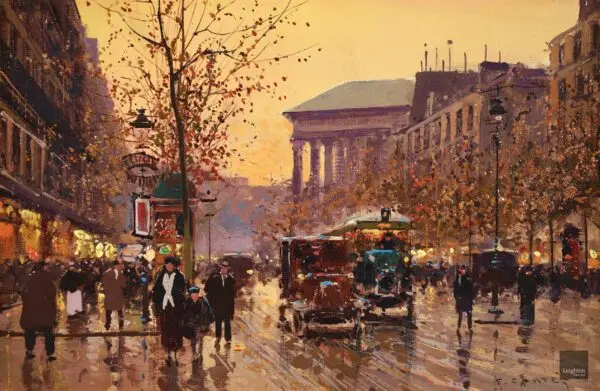 Boulevard de la Madeleine – Le Soir - Buy Fine Paintings Online