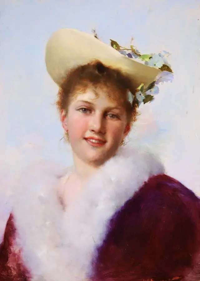 The Easter Bonnet - Buy Fine Paintings Online