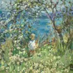 Gathering flowers by the coast thumbnail