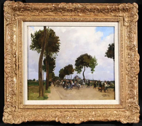 The Evacuation of Paris – 1914 - Buy Fine Paintings Online