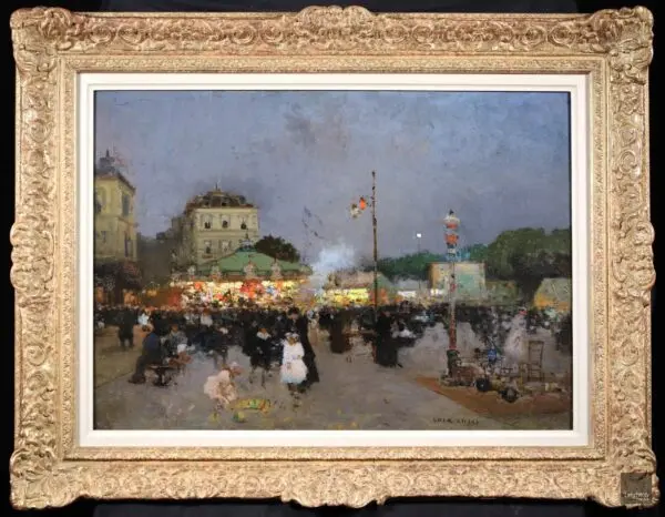 Fete Foraine a Courbevoie - Buy Fine Paintings Online