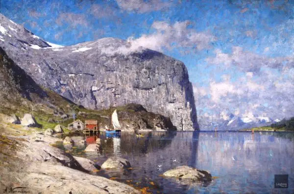 Fjord in Summer - Buy Fine Paintings Online