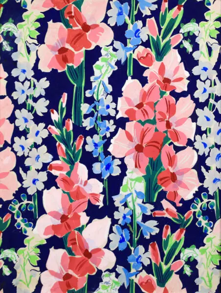 Floral design for a wallpaper - Buy Fine Paintings Online
