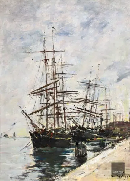 Sailing boats on the Quay – Venice - Buy Fine Paintings Online