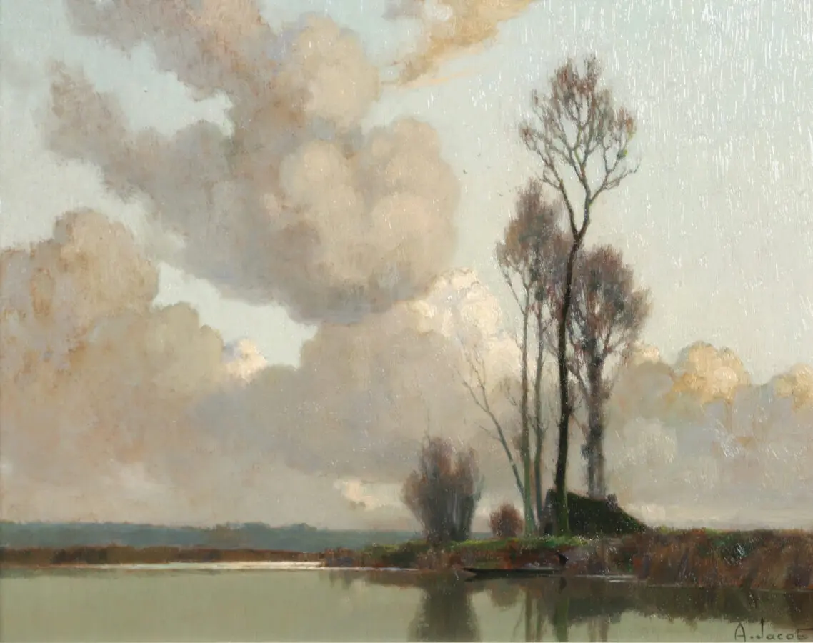 Paysage de marais - Buy Fine Paintings Online