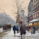 Winter – Porte St. Denis, Paris thumbnail