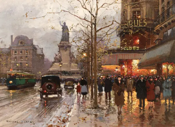 Place de la Republique - Buy Fine Paintings Online