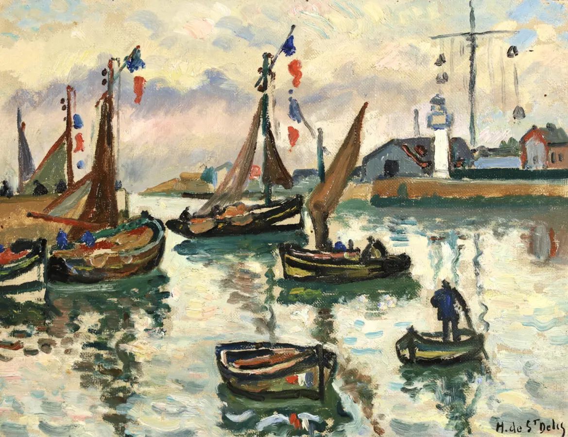 The Harbour at Honfleur - Buy Fine Paintings Online