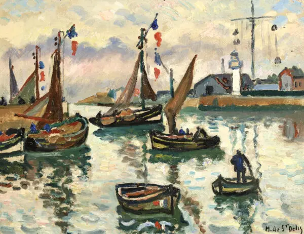The Harbour at Honfleur - Buy Fine Paintings Online