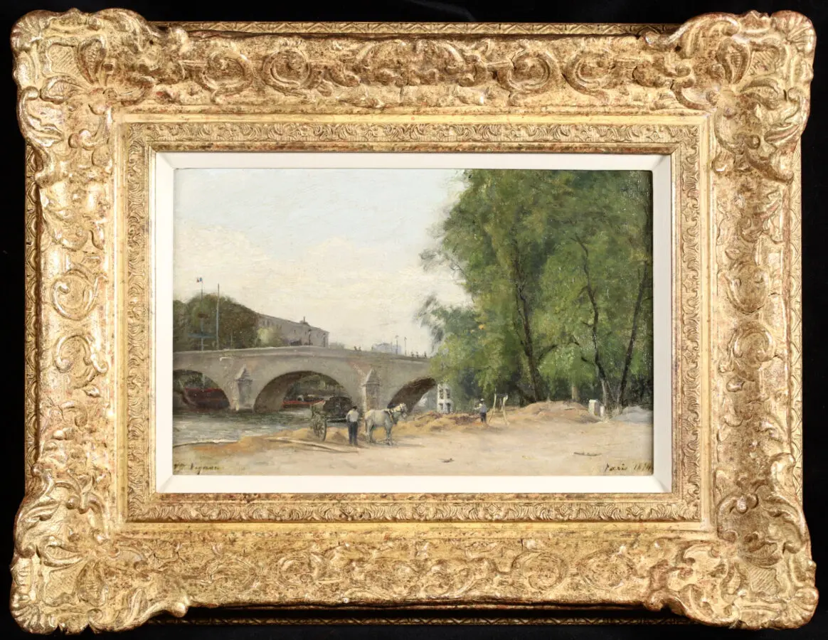 Le Pont Royal – Paris – 1874 - Buy Fine Paintings Online