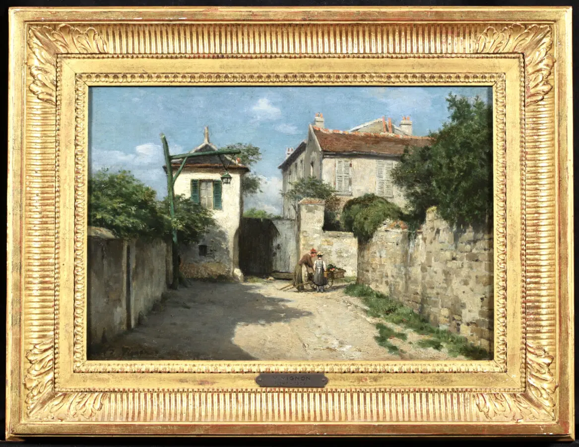 In the Village – Auvers-sur-Oise - Buy Fine Paintings Online