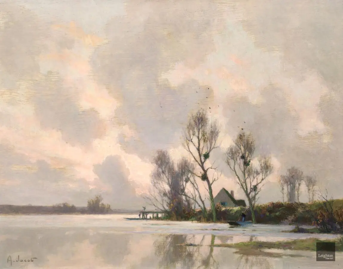 Soir de Automne sur La Seine - Buy Fine Paintings Online