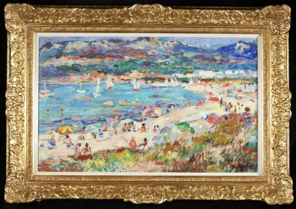 Sur la plage - Buy Fine Paintings Online