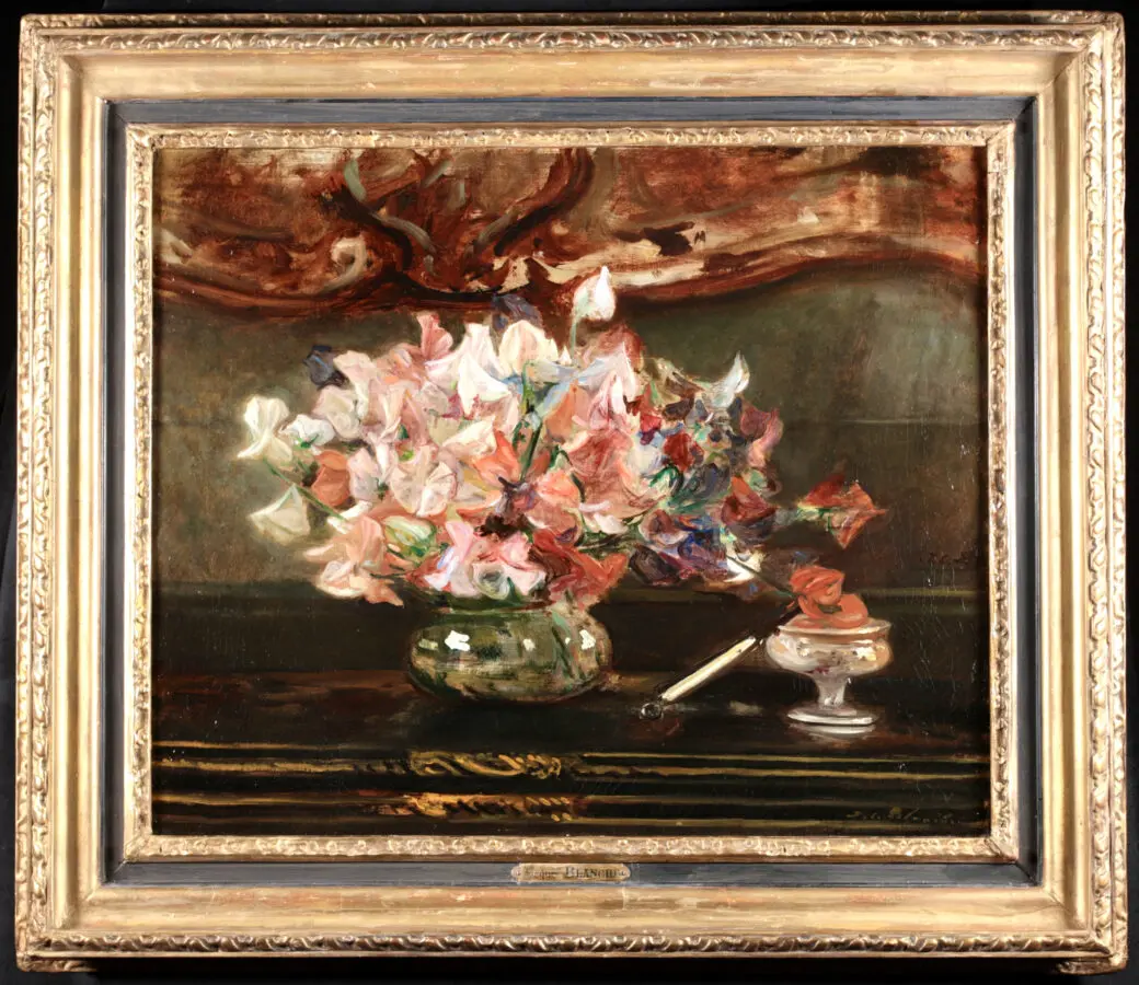 Bouquet de pois de senteur - Buy Fine Paintings Online