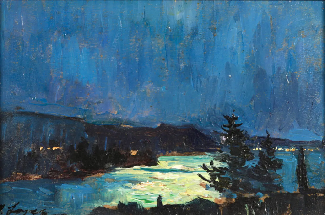Moonlight on the Coast - Buy Fine Paintings Online