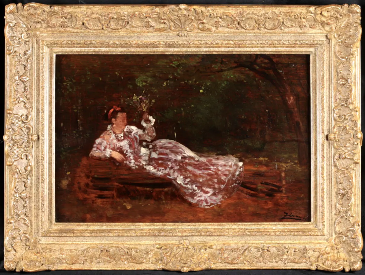 Jeune femme allongee - Buy Fine Paintings Online
