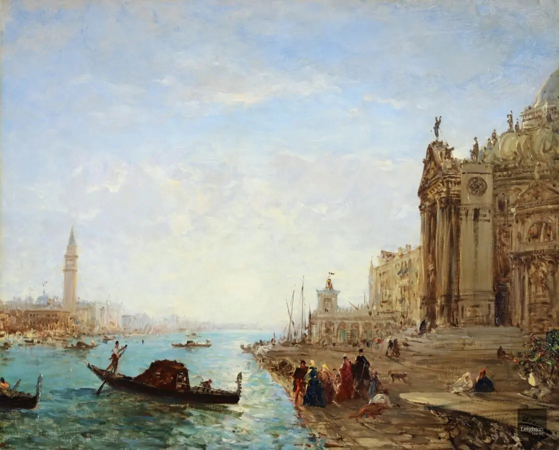 The Grand Canal – Santa Maria della Salute & The Campanile - Buy Fine Paintings Online
