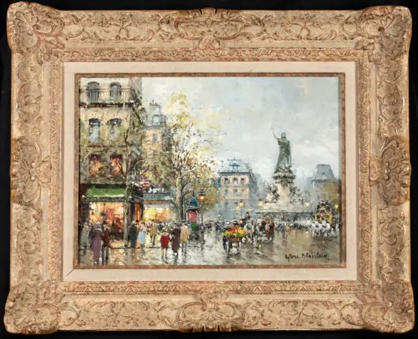 Place de la Republique - Buy Fine Paintings Online