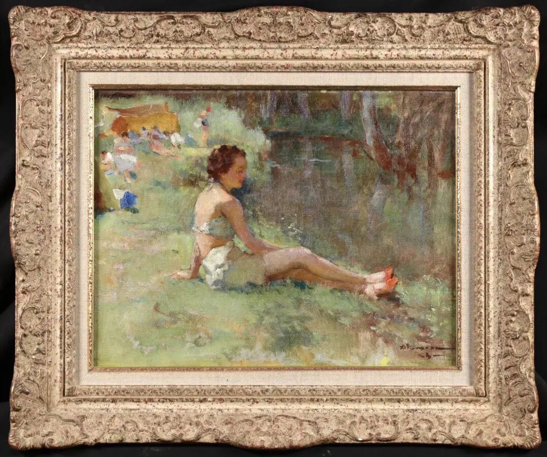By The River - Buy Fine Paintings Online