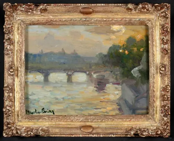 Coucher de Soleil – Paris - Buy Fine Paintings Online