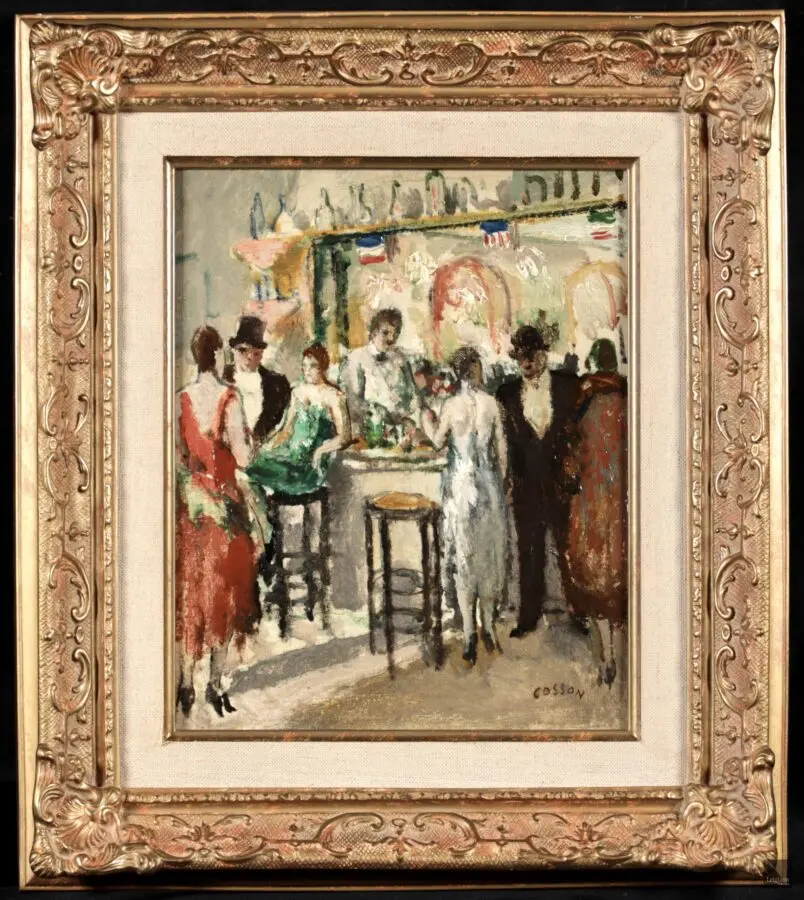Au Cafe - Buy Fine Paintings Online
