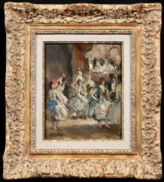 Danseurs dans un foyer - Buy Fine Paintings Online