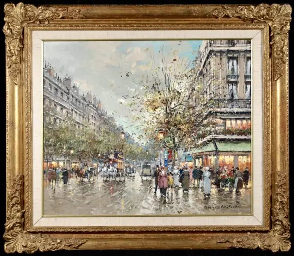 Boulevard Haussmann - Buy Fine Paintings Online