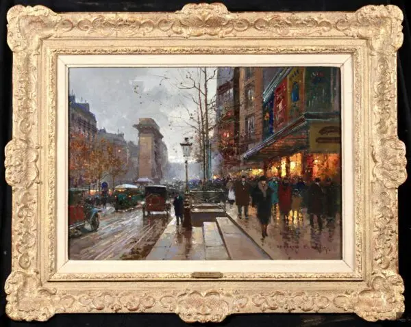 Porte Saint-Denis – Evening - Buy Fine Paintings Online