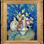 Yellow tulips in a vase thumbnail