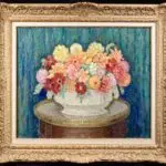 Dahlias in a bowl thumbnail