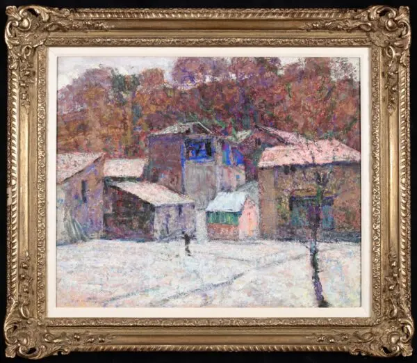 La place public à Enval - Buy Fine Paintings Online