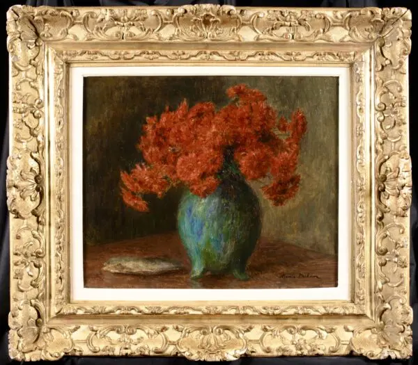 Chrysanthemes Rouges - Buy Fine Paintings Online