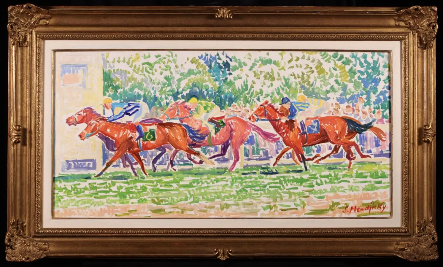 Chevaux de Course - Buy Fine Paintings Online