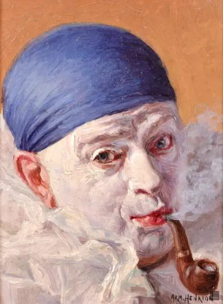 Pierrot au bonnet bleu - Buy Fine Paintings Online