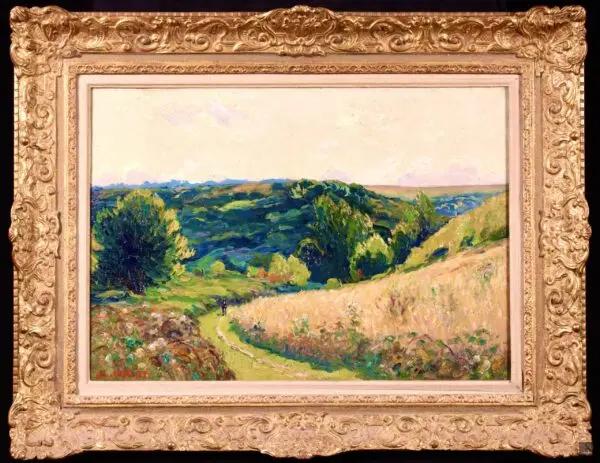 La Vallee D’Antifer – soleil d’apres midi - Buy Fine Paintings Online