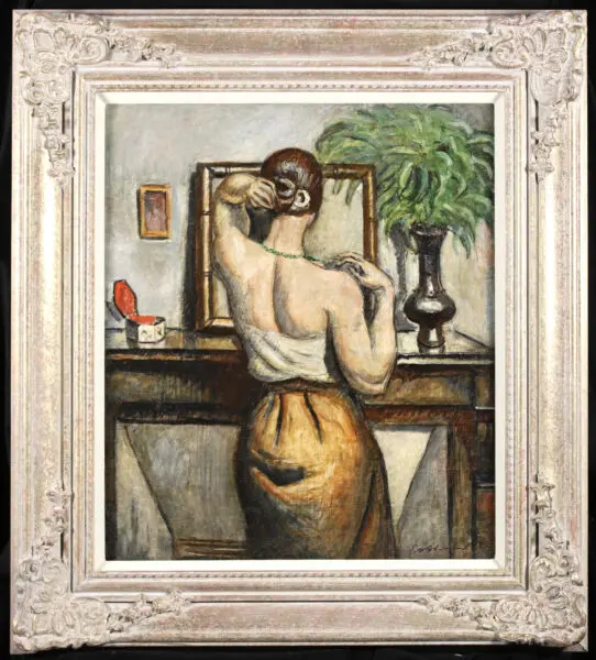 Nu dans un miroir - Buy Fine Paintings Online