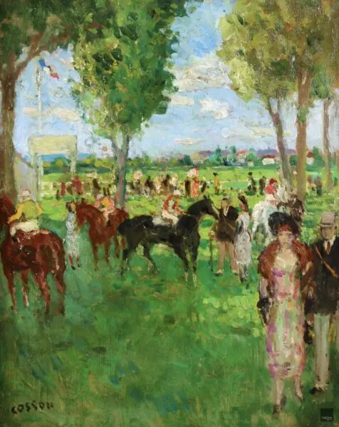 Aux Courses - Buy Fine Paintings Online