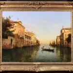 Gondoliers on a canal – Venice thumbnail