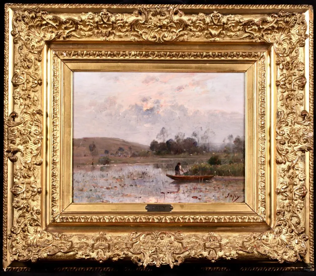 Pêcheur sur une rivière - Buy Fine Paintings Online
