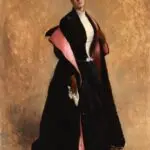 Portrait d’une femme élégante avec son chien thumbnail