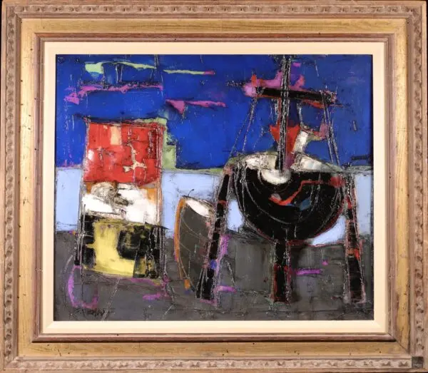 Bateau à quai - Buy Fine Paintings Online