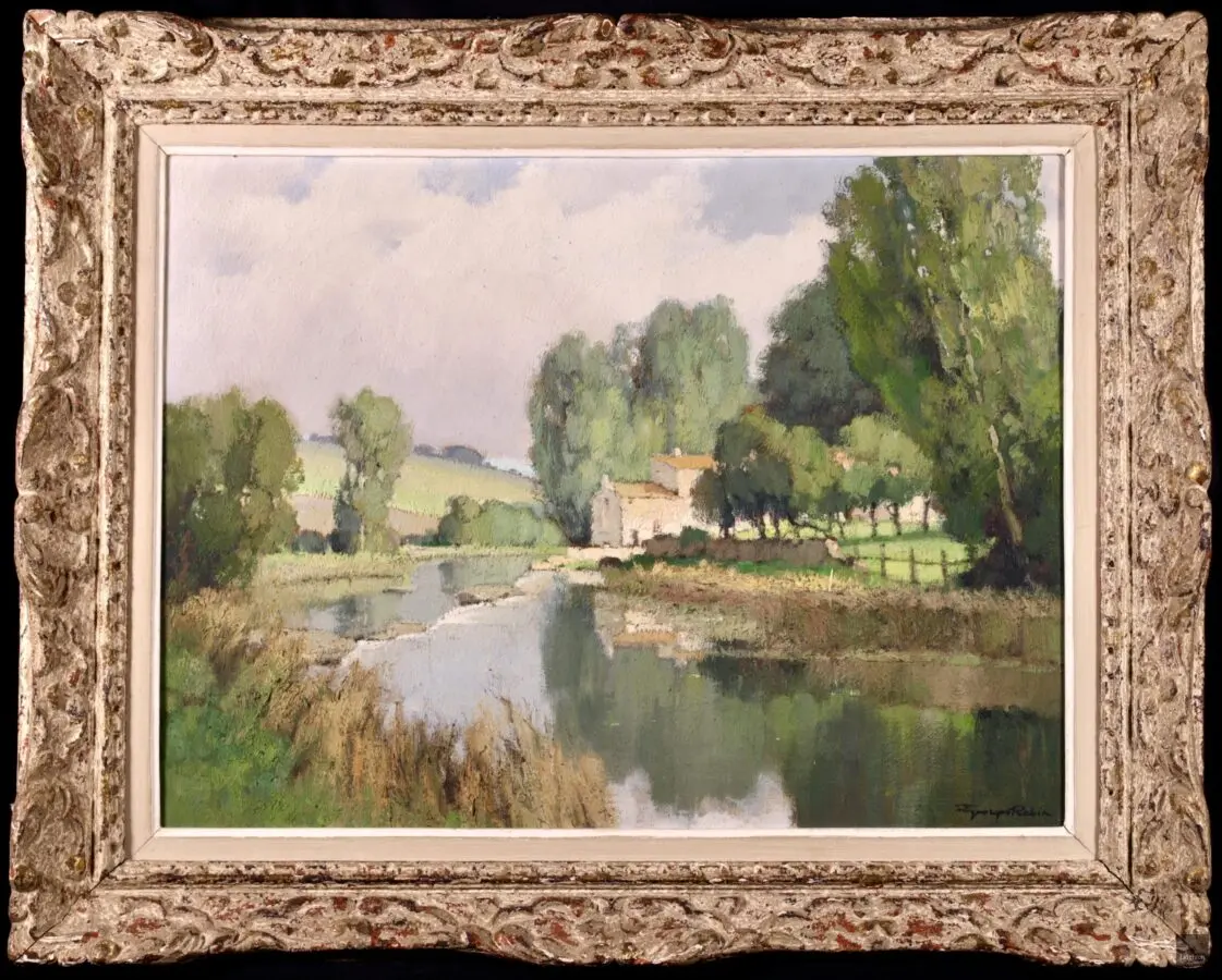 La Seine Nantaissse pres de Clissons - Buy Fine Paintings Online