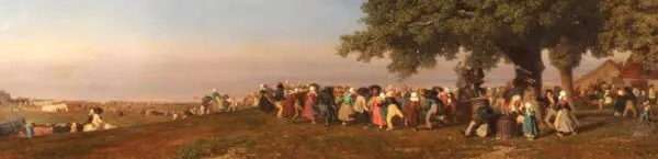 The Fair at Limousin - Buy Fine Paintings Online