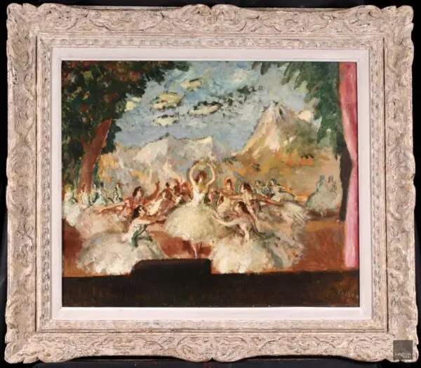 Dancers on a stage - Buy Fine Paintings Online