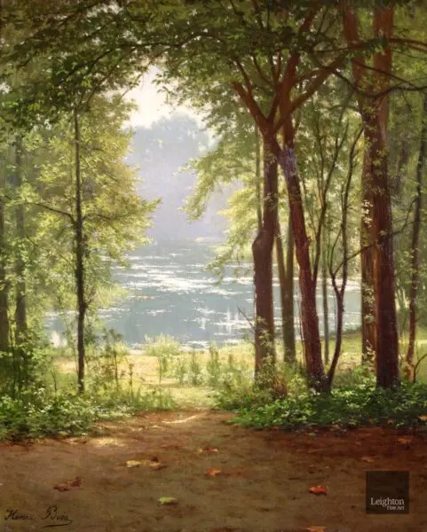 Nénuphars sur un lac - Buy Fine Paintings Online