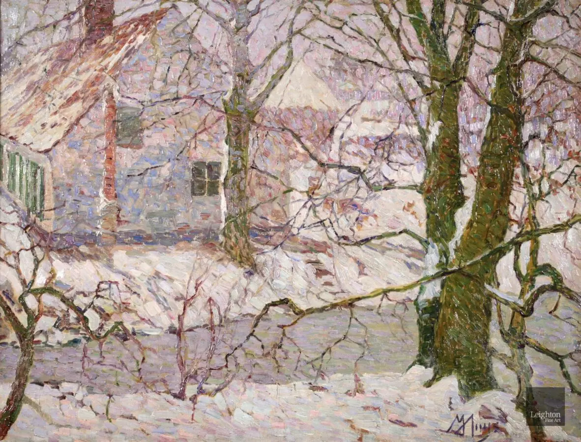 Snow on the Farm – Olsene - Buy Fine Paintings Online