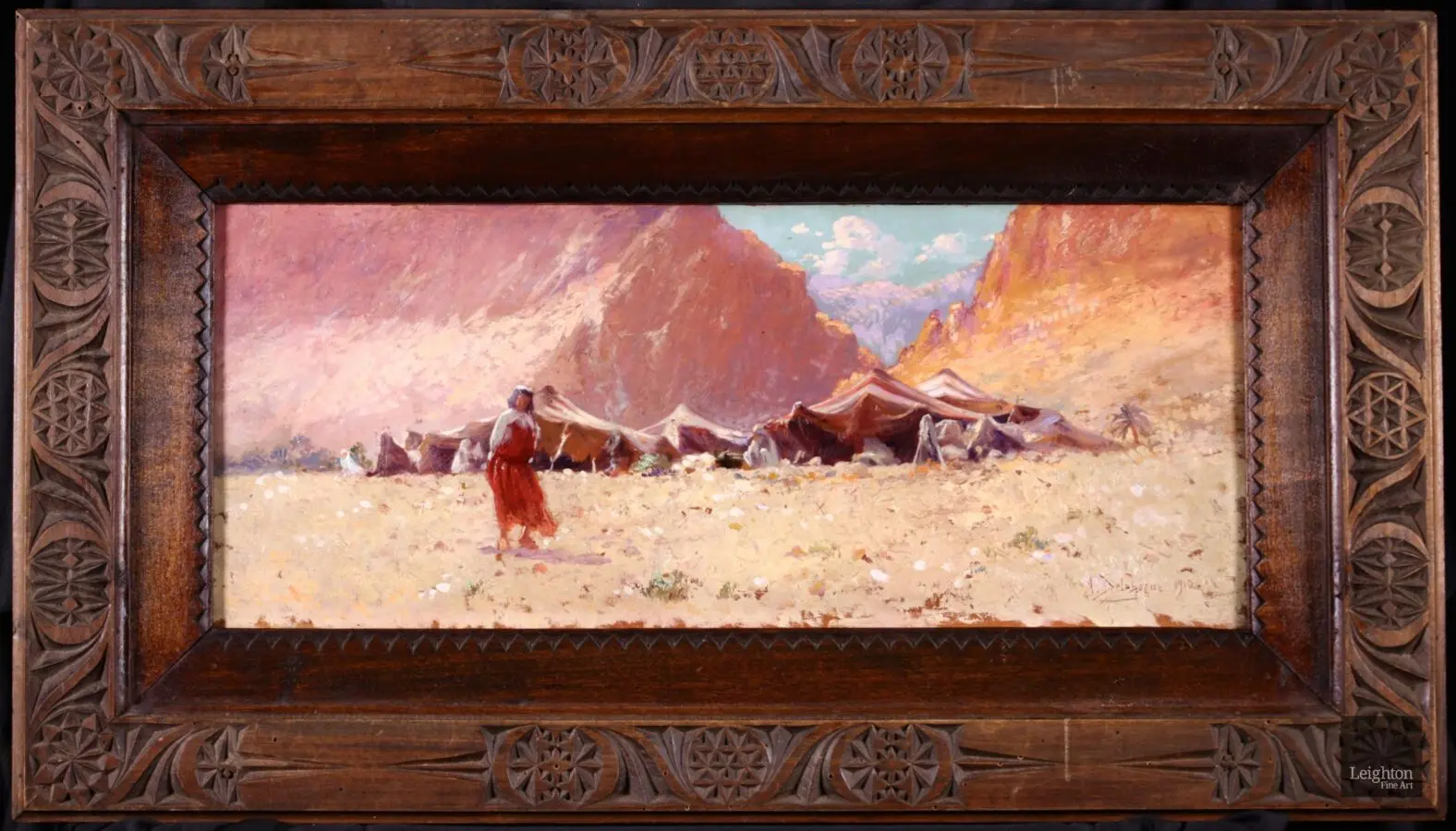 Bedouin Camp at El Kantara, Algeria - Buy Fine Paintings Online
