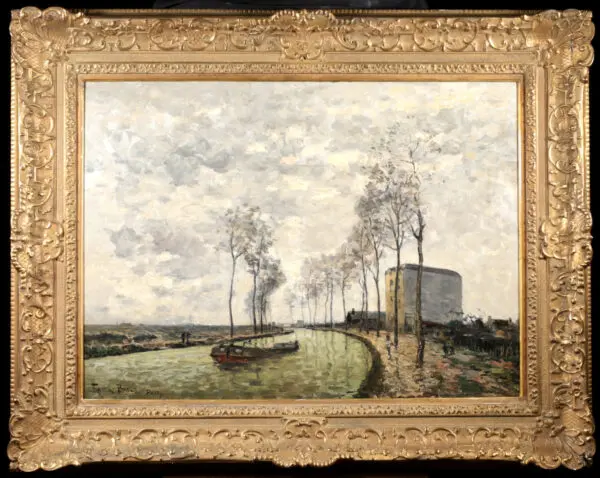 The Canal Saint-Denis near Paris - Buy Fine Paintings Online
